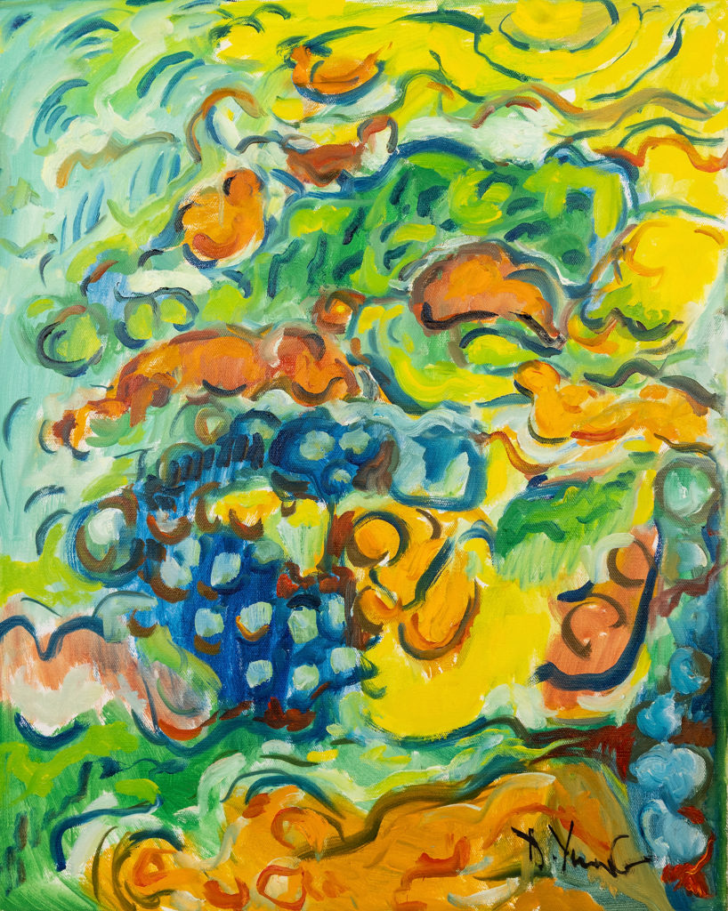 Dorothy Yung - GRAPEVINE - Oil on canvas - 2020