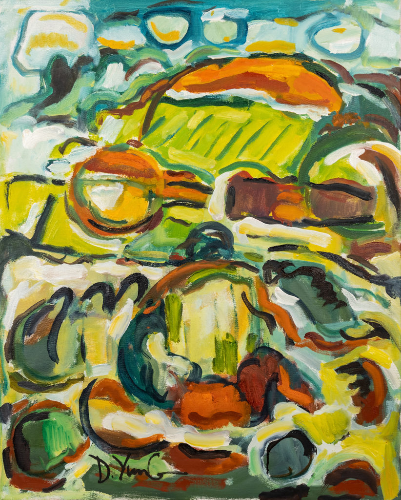 Dorothy Yung - HARVEST #3 - Oil on canvas - 2020