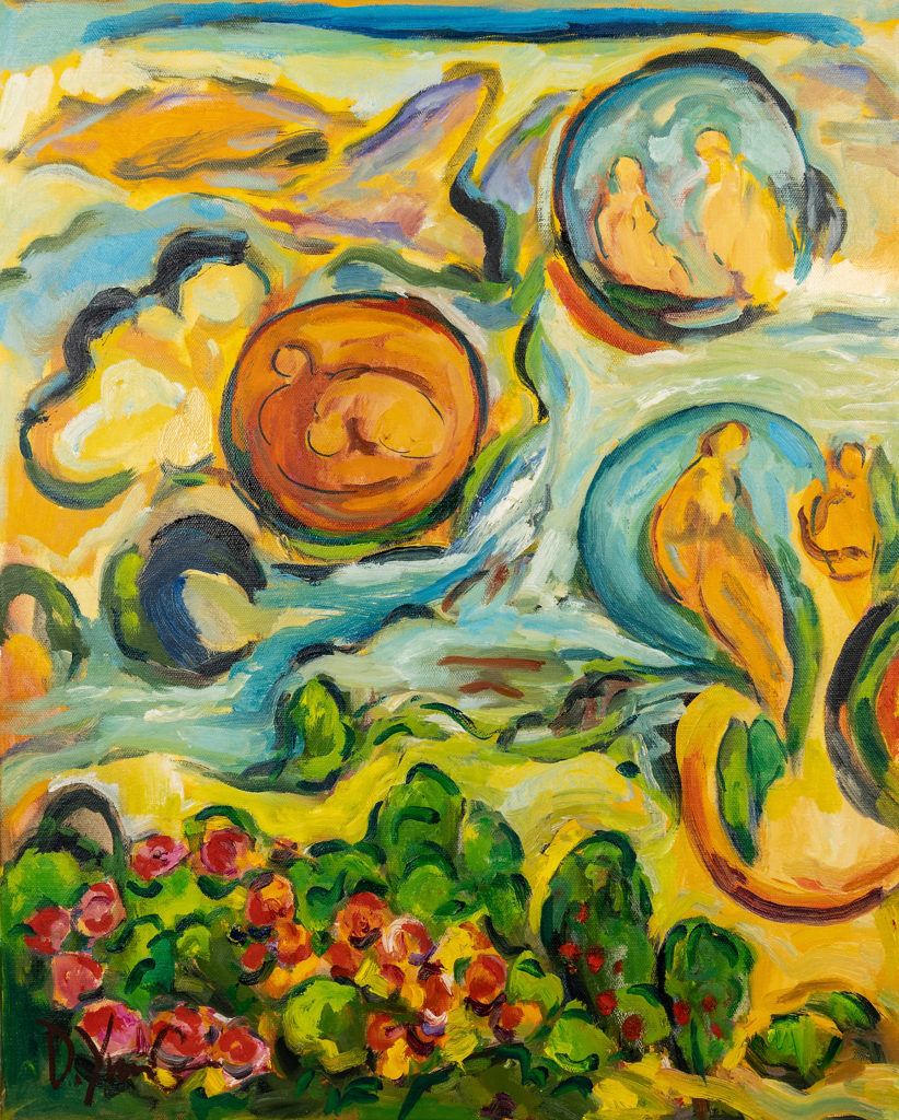 Dorothy Yung - GARDEN OF EDEN #3 - Oil on canvas - 2020