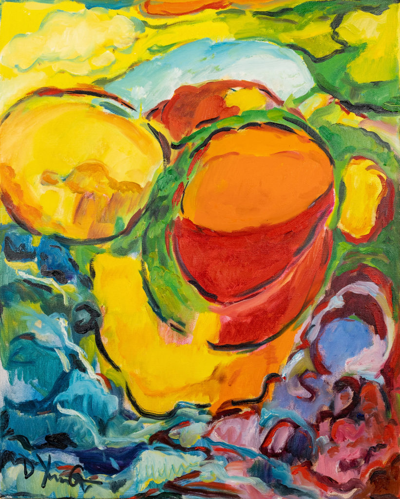 Dorothy Yung - GLOBAL WARNING - Oil on canvas - 2020