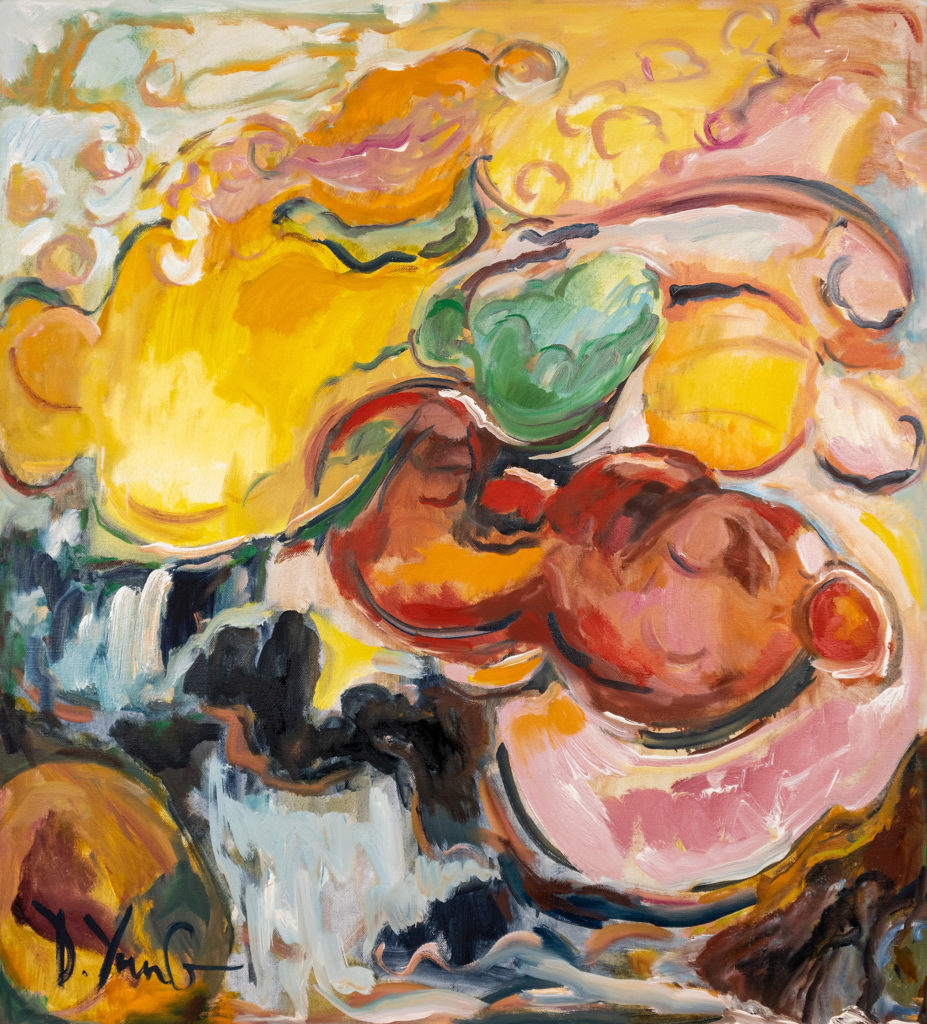 Dorothy Yung - GARDEN IN THE SKY - Oil on canvas - 2020