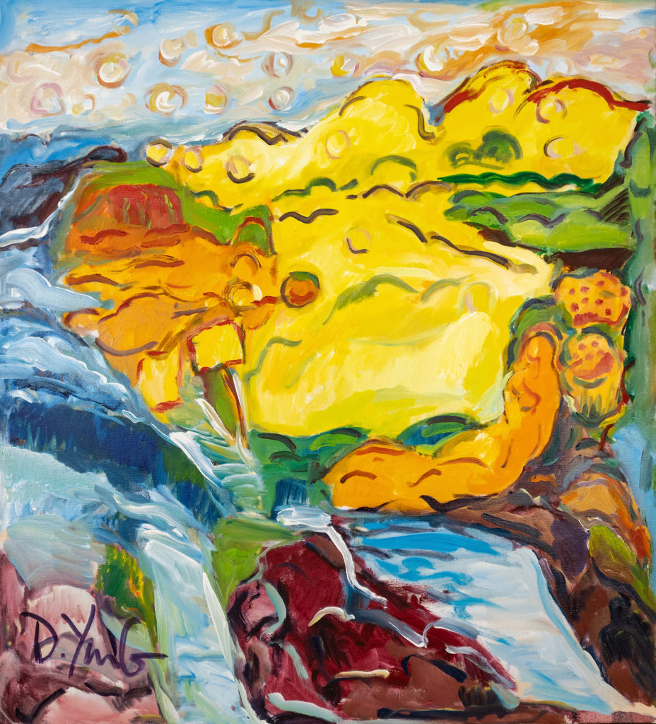 Dorothy Yung - MANNA FROM HEAVEN - Oil on canvas - 2020