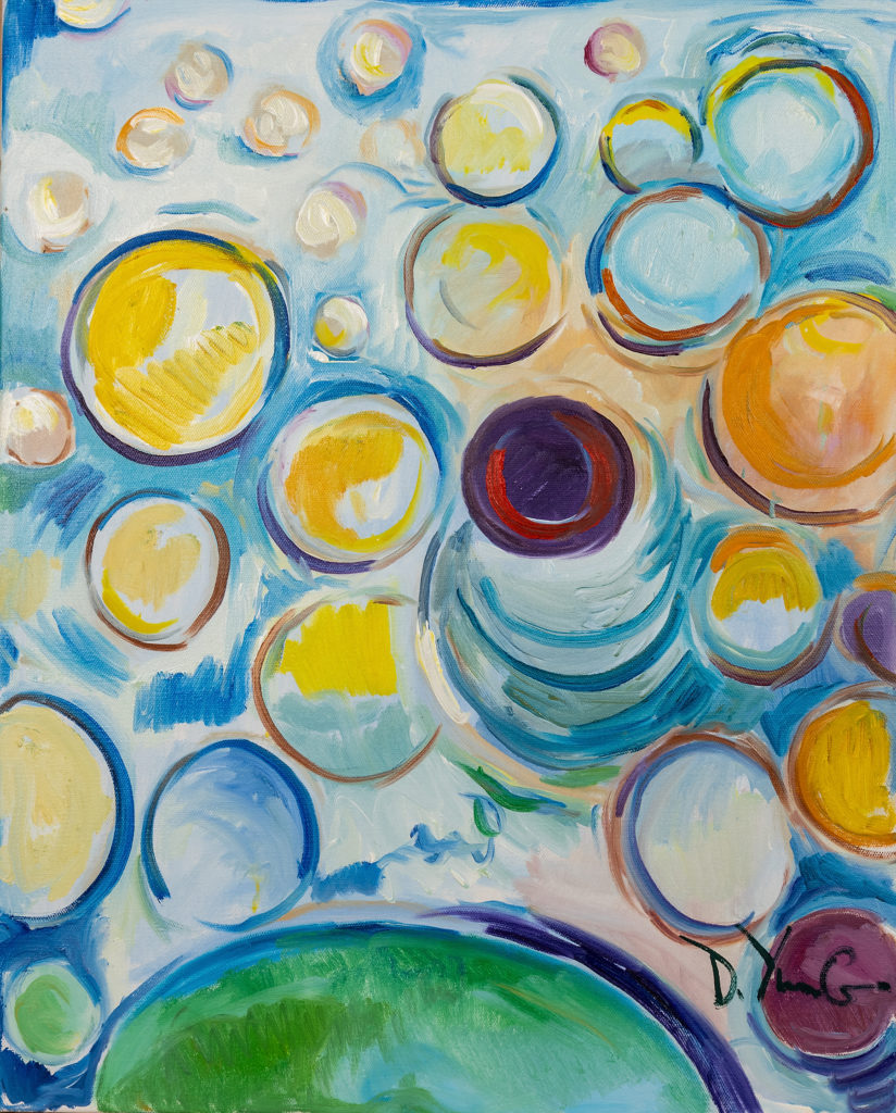 Dorothy Yung - DIMENSIONS BEYOND - Oil on canvas - 2020