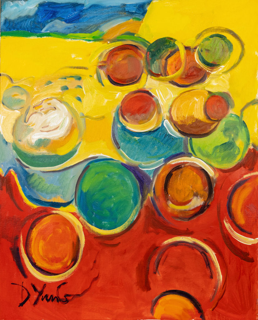 Dorothy Yung - LIVING EARTH - Oil on canvas - 2020