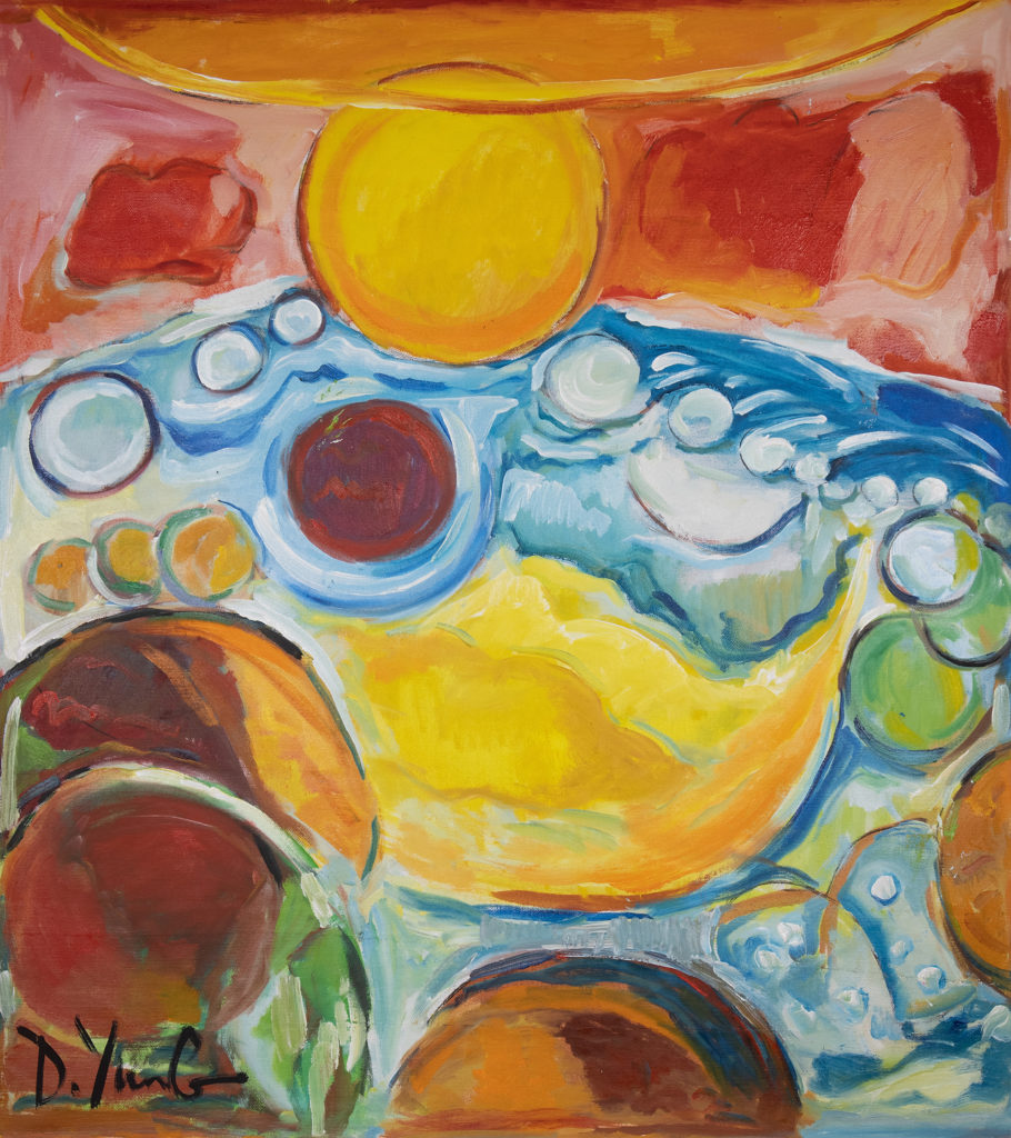Dorothy Yung - JONAH IN THE WHALE - Oil on canvas - 2020