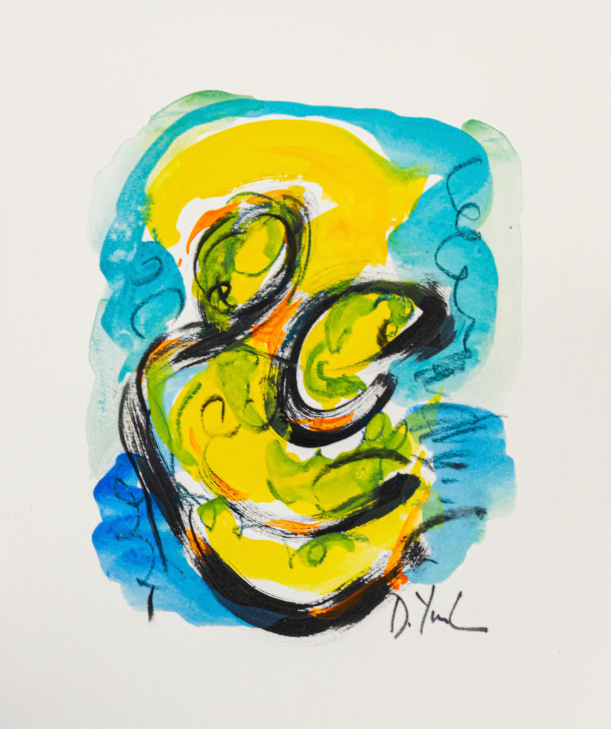 Dorothy Yung - WATERCOLOR - AWPS201200 - Acrylic & watercolor on paper - 2020