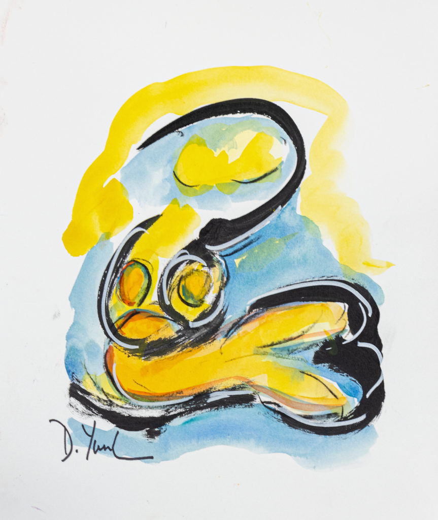 Dorothy Yung - WATERCOLOR - AWPS201202 - Acrylic & watercolor on paper - 2020