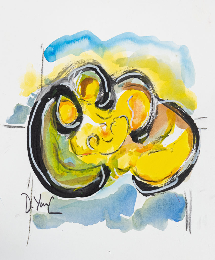 Dorothy Yung - WATERCOLOR - AWPS201203 - Acrylic & watercolor on paper - 2020