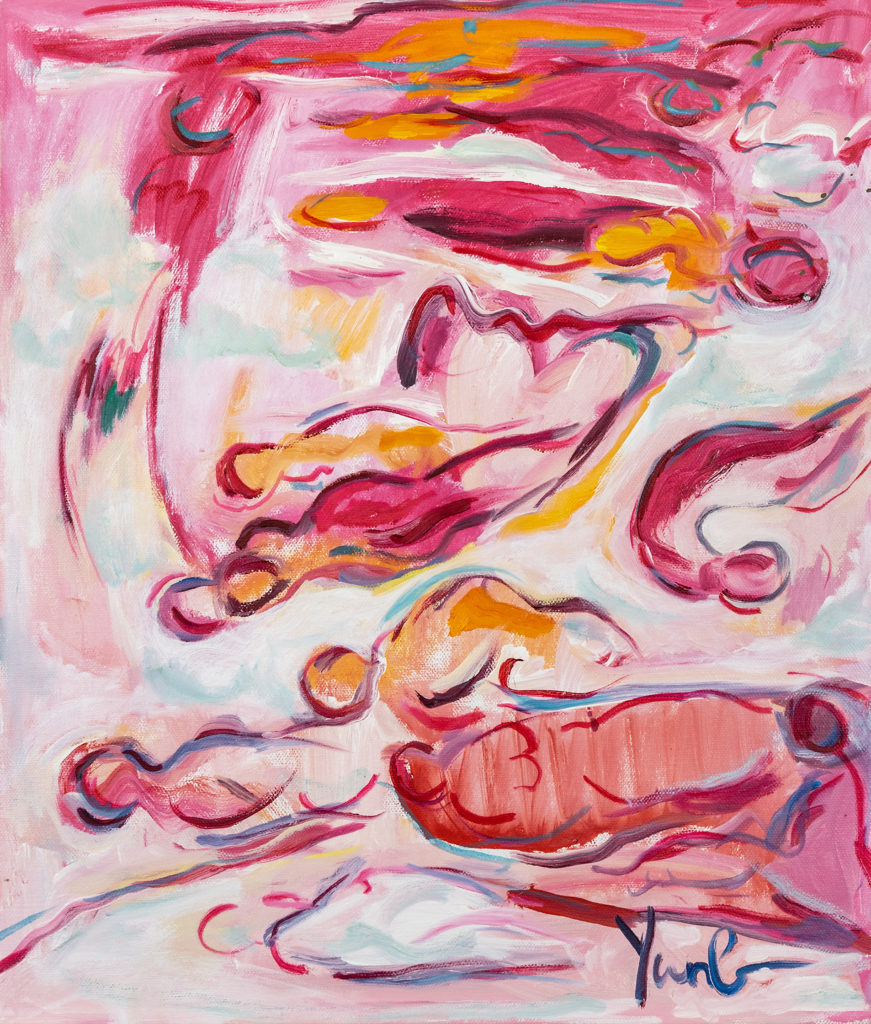 Dorothy Yung - LOVE IN THE AIR - Oil on canvas - 2021
