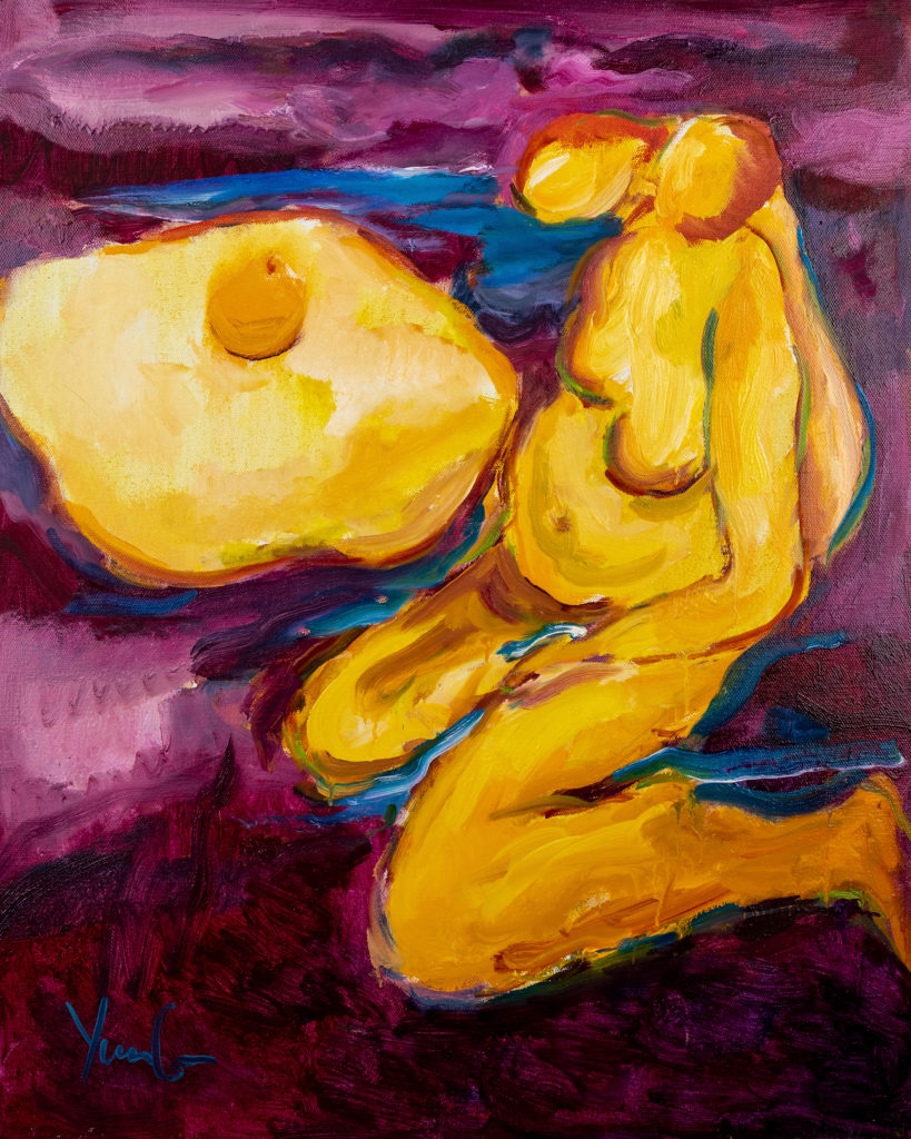 Dorothy Yung - BIRTH - Oil on canvas - 2021