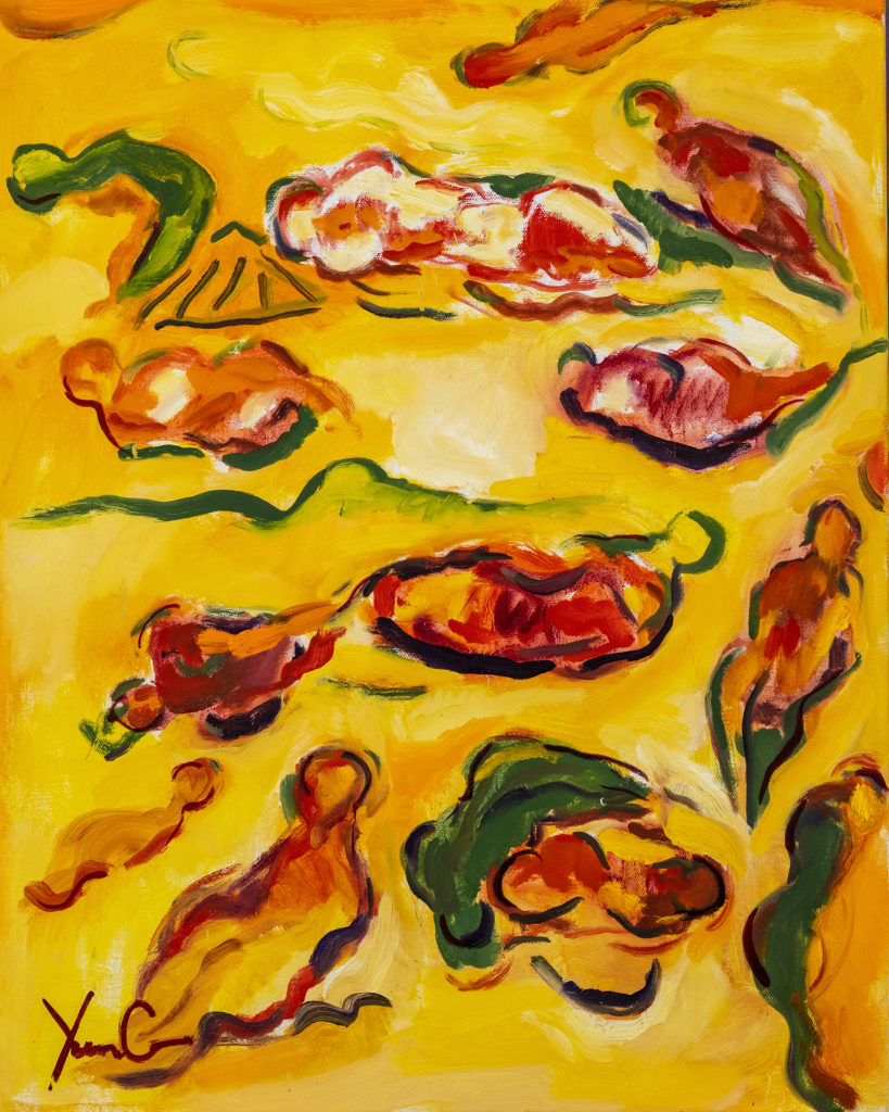 Dorothy Yung - ANGELS - Oil on canvas - 2021