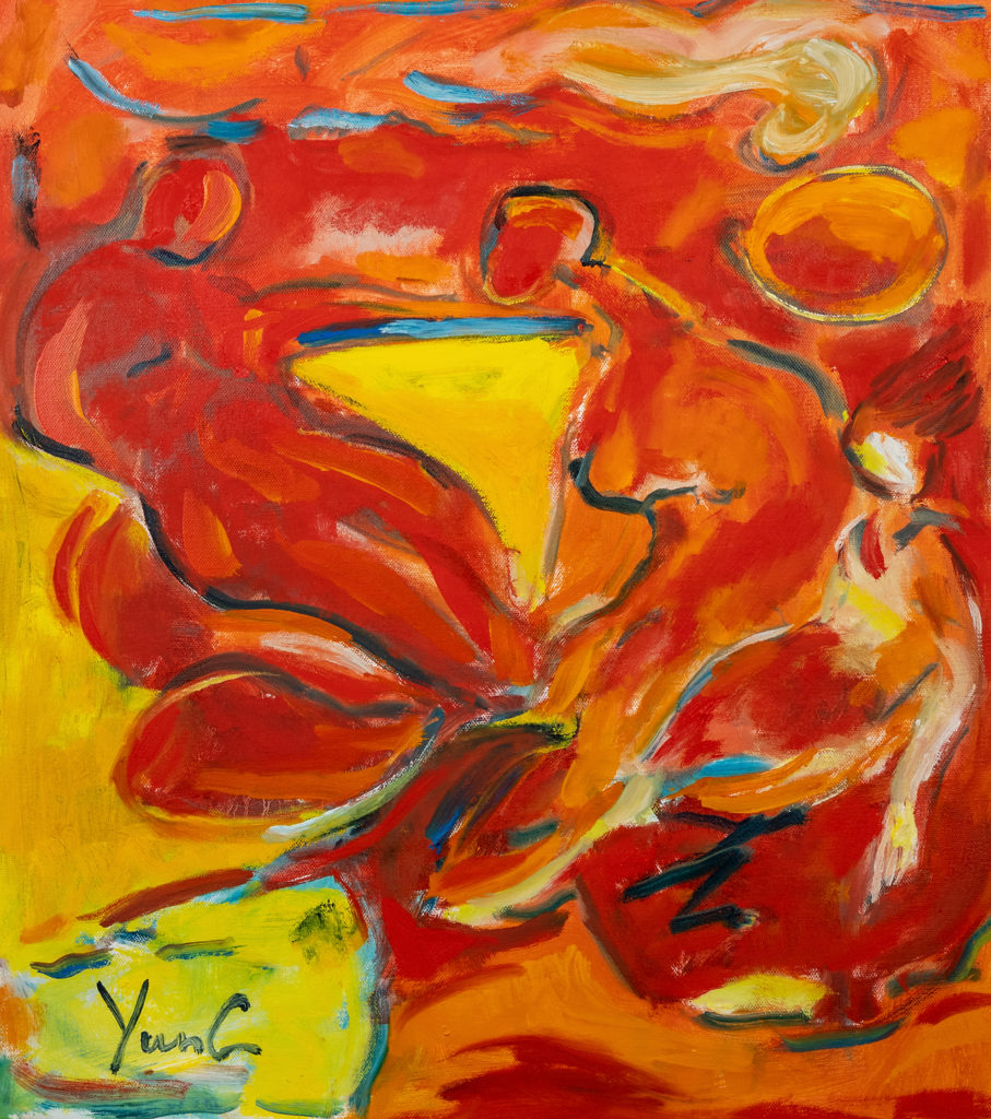 Dorothy Yung - CONVERSATION - Oil on canvas - 2021
