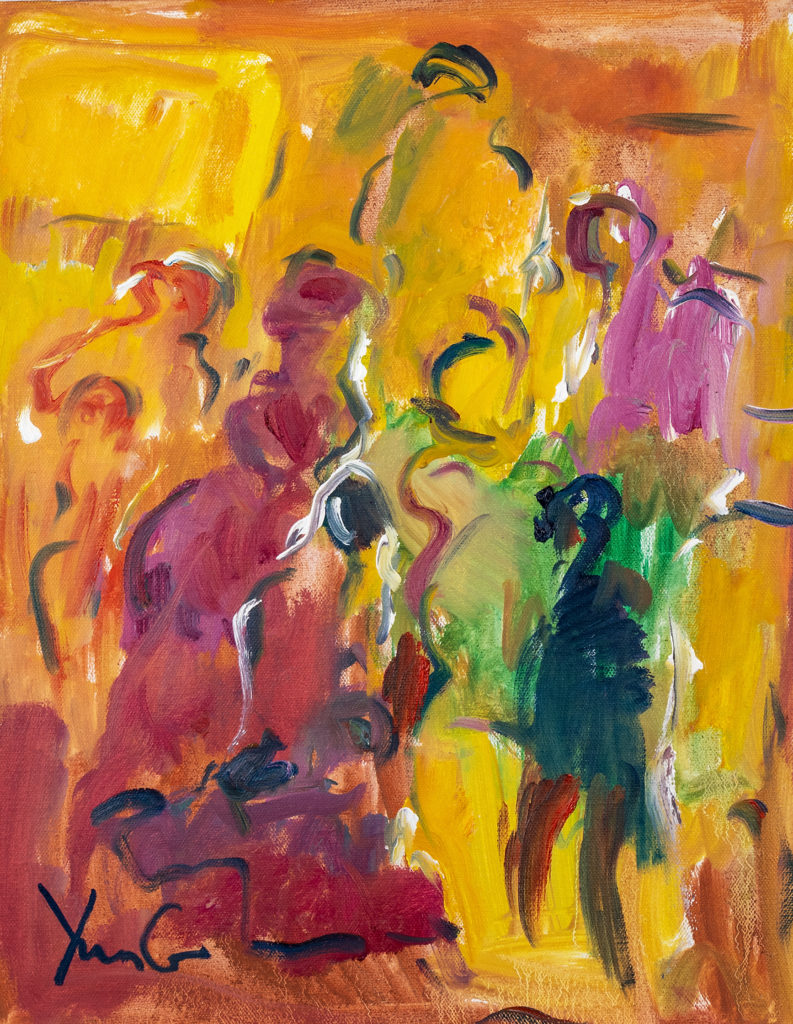 Dorothy Yung - COMMUNITY - Oil on canvas - 2020