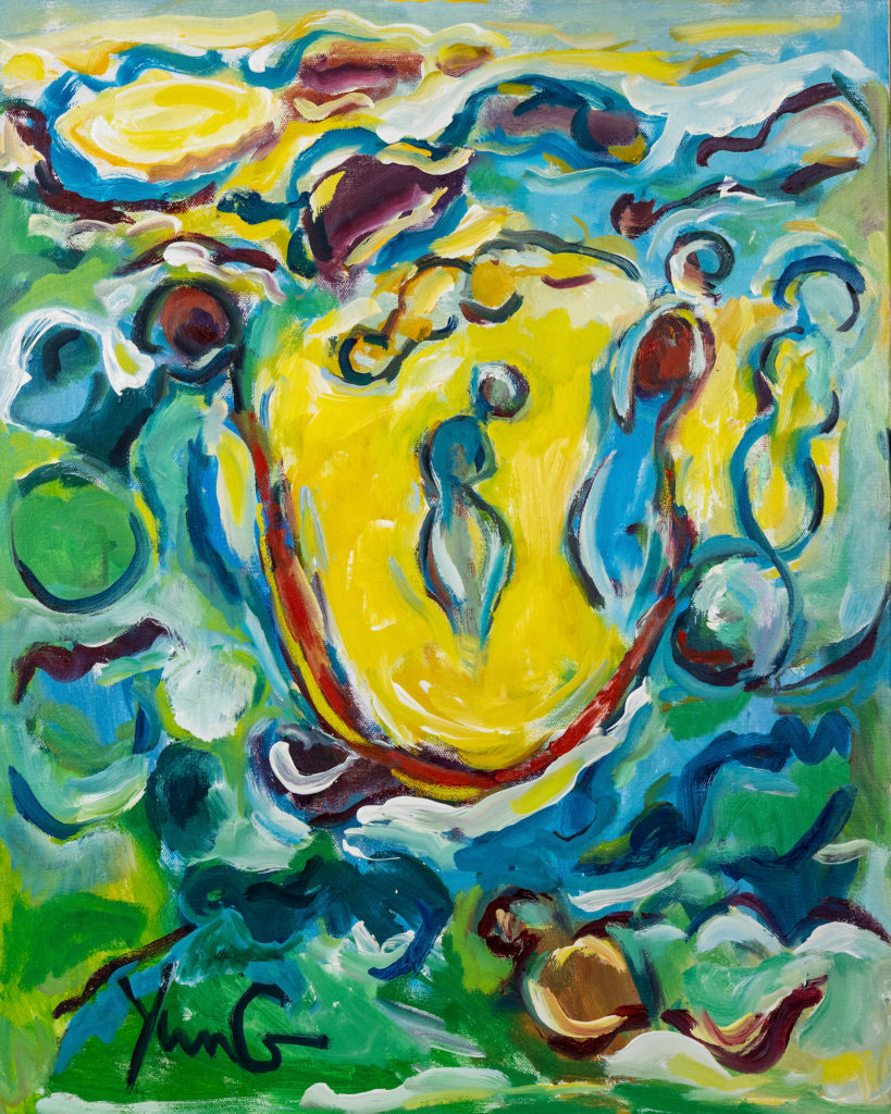 Dorothy Yung - ENLIGHTENMENT - Oil on canvas - 2021