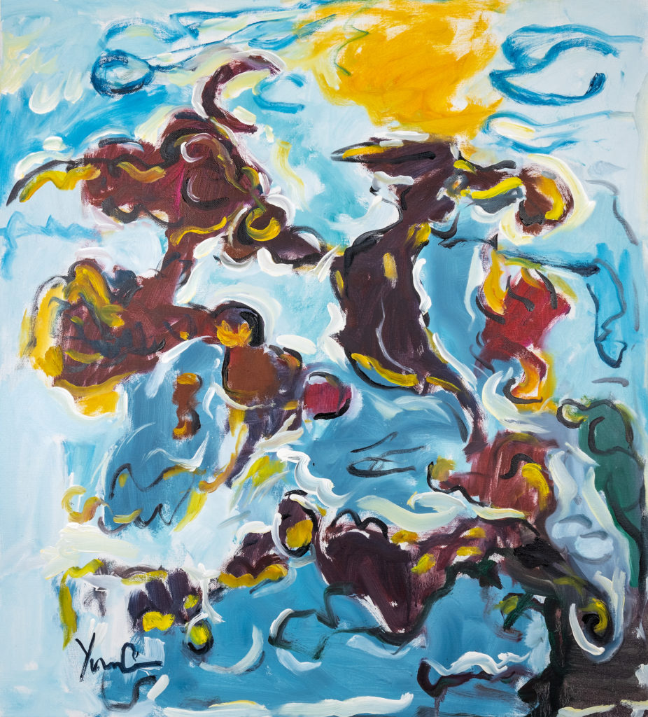 Dorothy Yung - BLUE DREAM - Oil on canvas - 2021