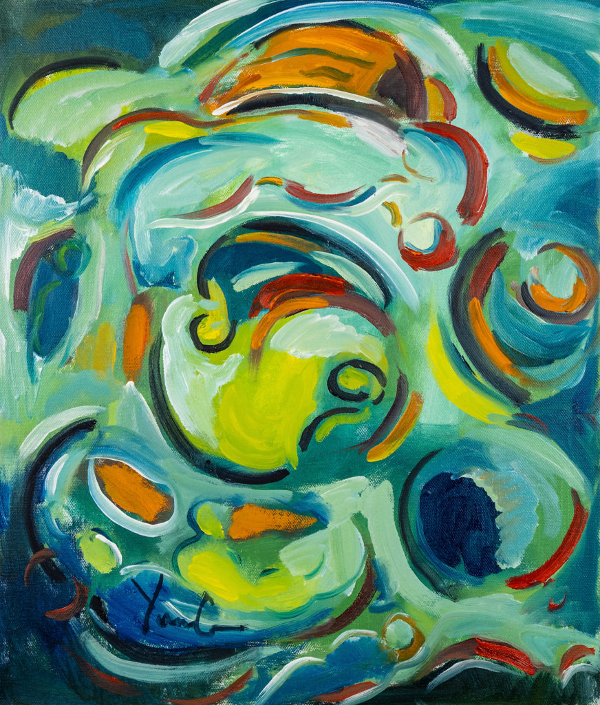 Dorothy Yung - INNER CONNECTED - Oil on canvas - 2021