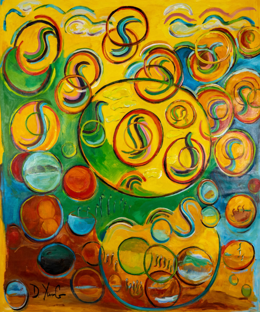 Dorothy Yung - ALL NATIONS - Oil on canvas - 2020