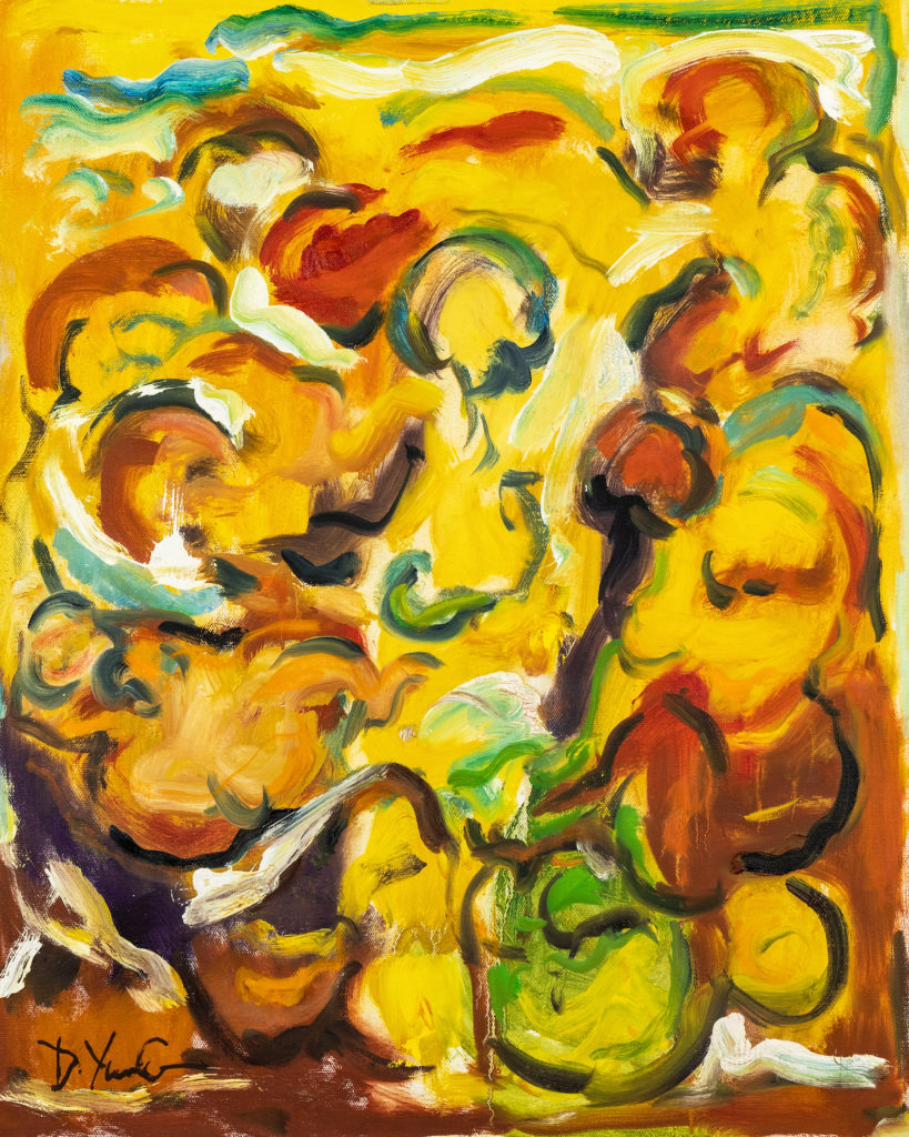 Dorothy Yung - FALL GATHERING - Oil on canvas - 2020